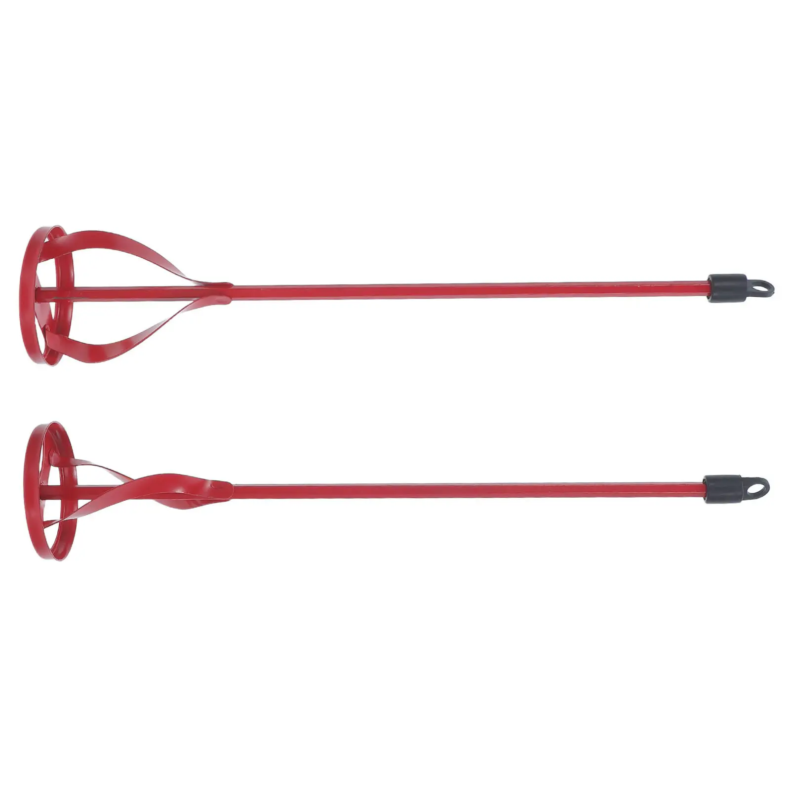 2Pcs Painter Mixer Powder Putty Mixing Rod Drill Attachment Paint Stirring Paddle for Cement Paint Mixing Mud Mixer Tool