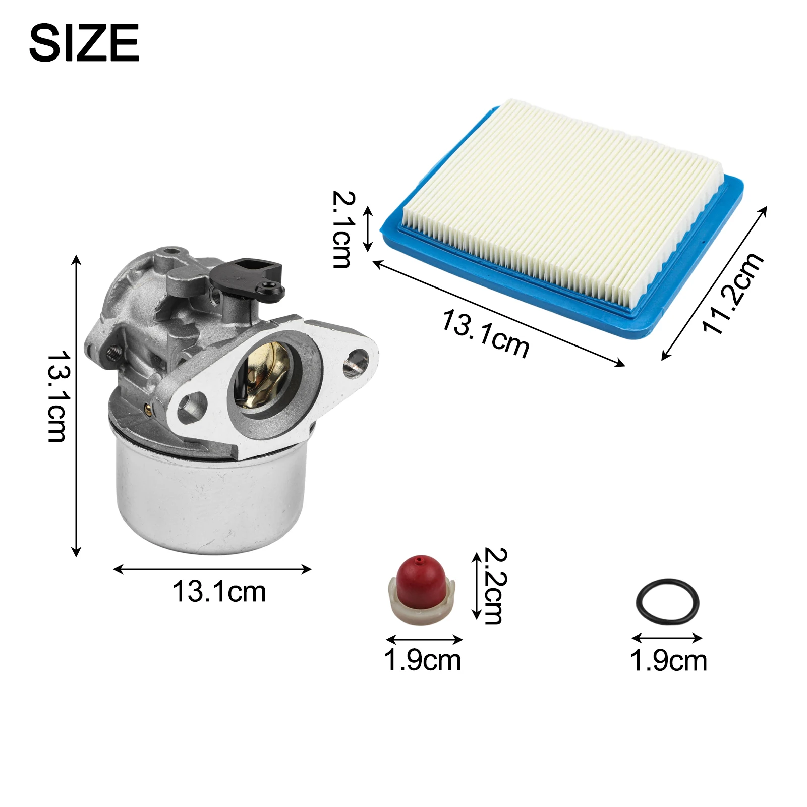 

Полный комплект карбюратора 799868 для газонокосилок BS с полным набором компонентов для моделей 497314, 497347, 497586, 498170, 498254