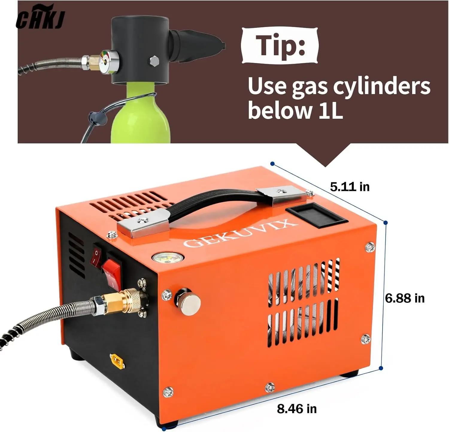 2026 Hot sellingPcp air Compressor 4500psi LED Display Screen Small Filter Car Compressor 12V DC 30mpa 300bar 4500psi Pcp Pump