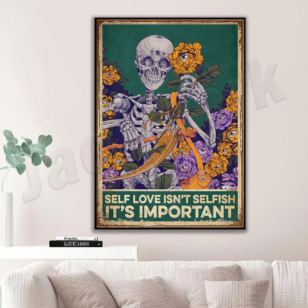 And Into the Garden I Go to Lose My Mind And Find My Soul Vintage Poster Vintage Fun Wall Art Poster Inspirational Garden Poster