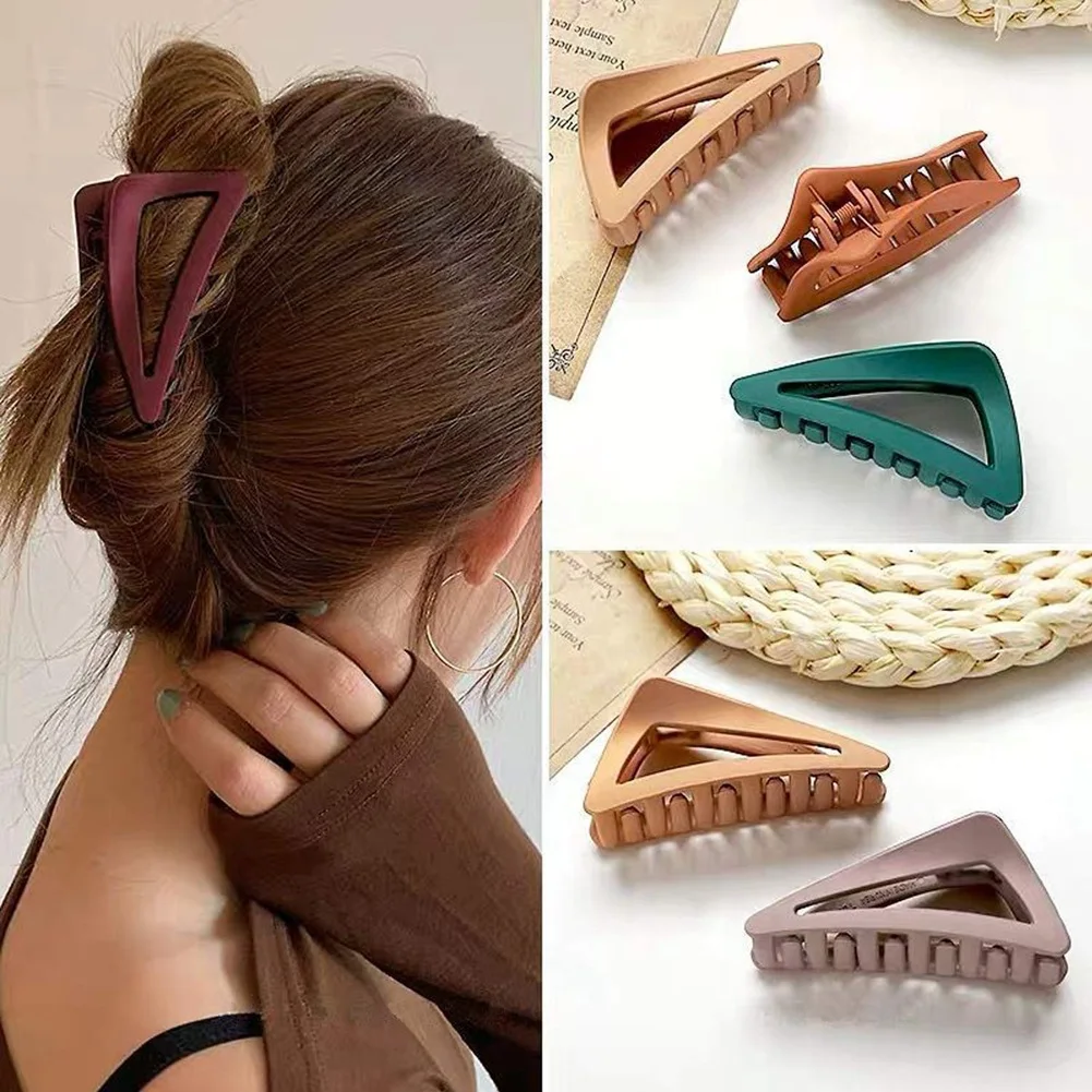 Strong Fixed Hair Clip, Non-Slip Matte Claw Clip, Suitable for Women's Slender and Straight