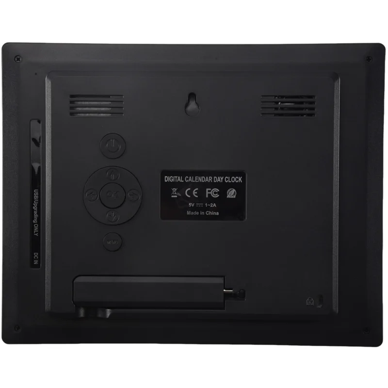 Orologi AD23-Dementia, orologio calendario, orologio digitale con display a cifre grandi, sveglia con cornice per foto digitale HD, spina UK
