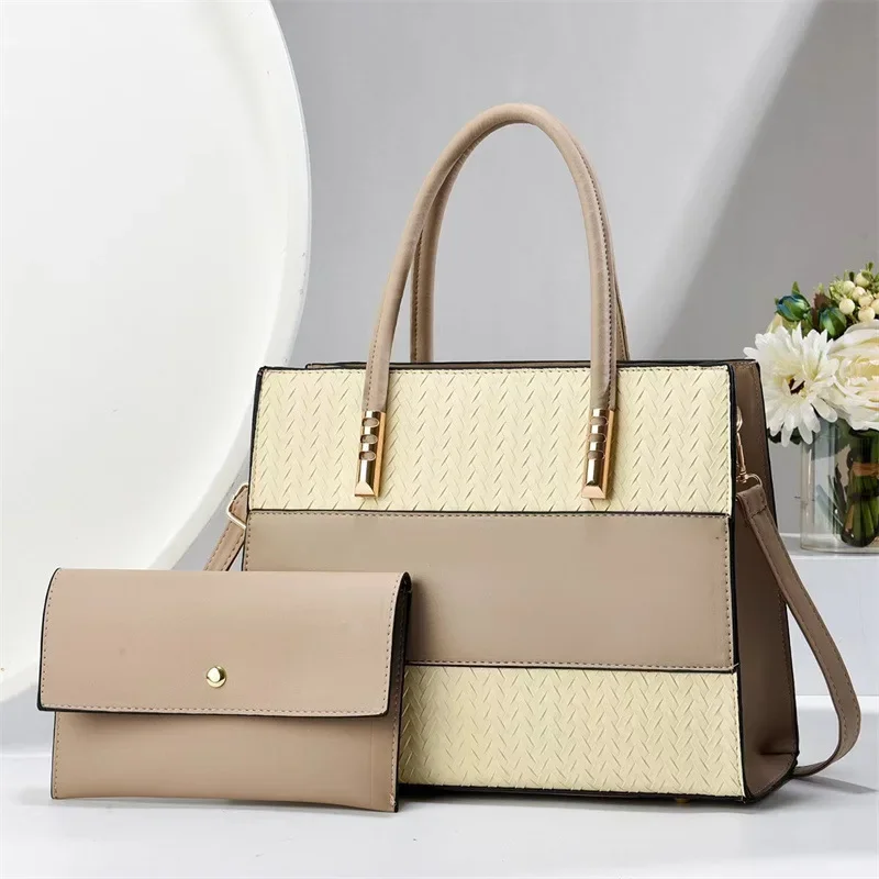 2024 summer bag women's trend handbag set atmospheric personality fashion retro women's shoulder messenger bag