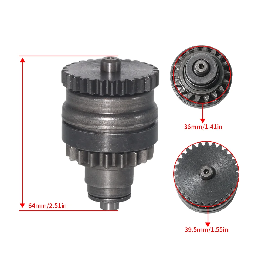 18T/28T rozrusznik Bendix dla KTM 250 300 TE XC XCW EXC SIXDAYS Freeride 250 R Husqvarna TE250 TE300 55140026300 55140026400
