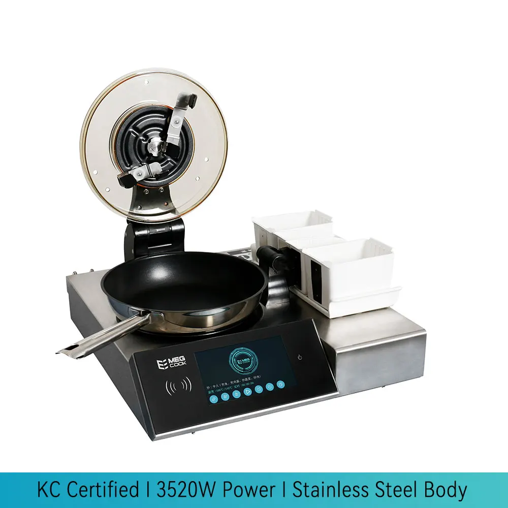 Airo 3520W KC Certified Commercial Cooking Robot C35PB01 C04 Auto Stir Smart Cooker With APP Recipes for Korea Catering Business