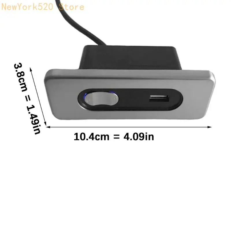 N84C أريكة تحكم أريكة كهربائية يدوي تبديل زر التحكم في اليد مع منفذ USB لسرير تدليك كرسي الرفع