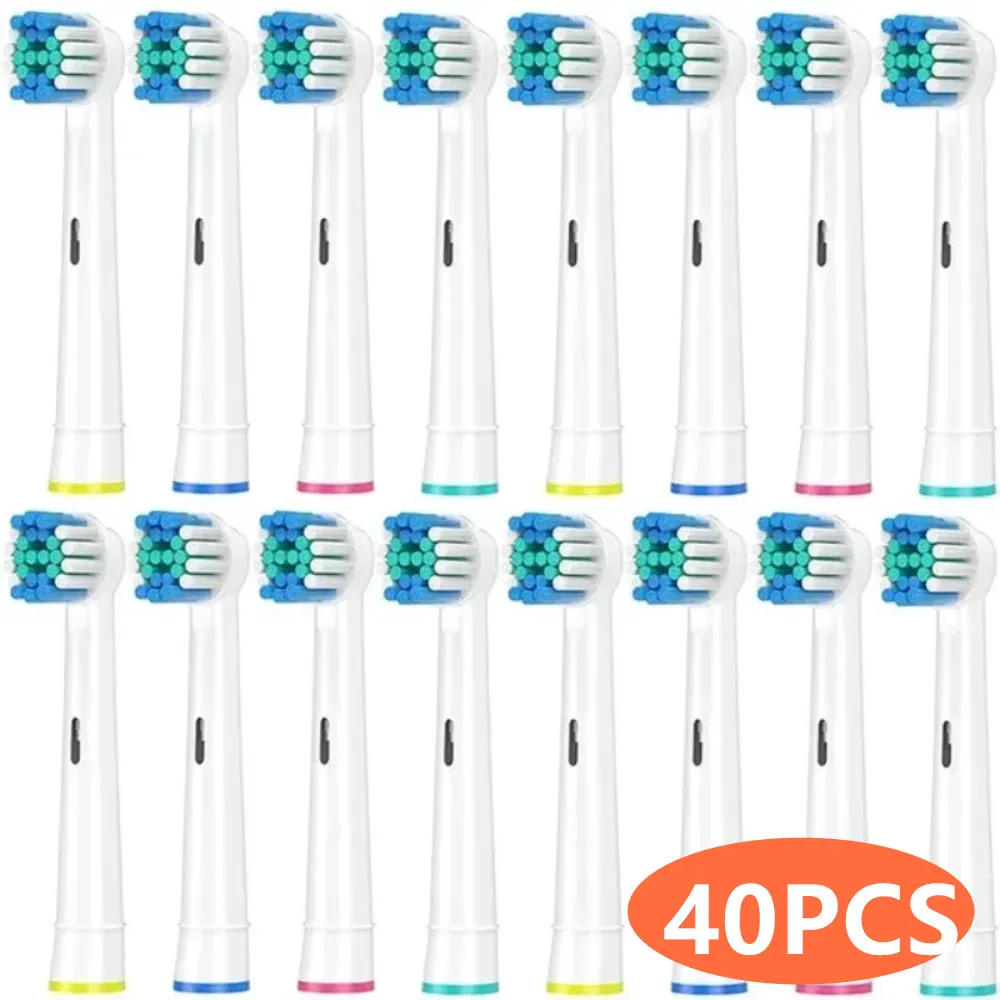 10pack = 40Pcs New Replacement Toothbrush Heads SB-17A Hygiene Care Clean Electric Tooth Brush  For Oral B Toothbrush