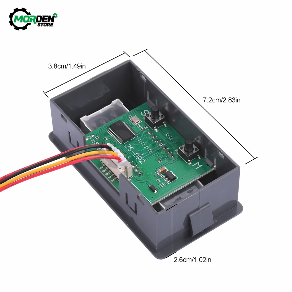 DC3-15V LED Tachometer Gauge RPM Speed Meter  5 Digit Frequency Meter Speedometer for Brushless Motor Controller Tool