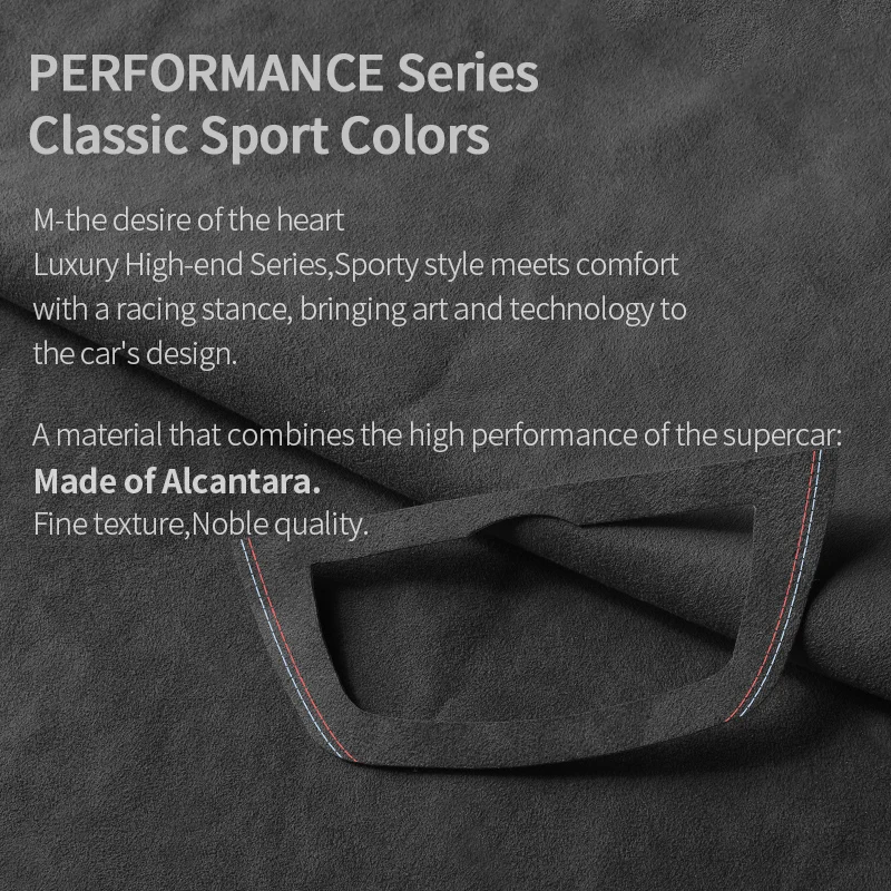 For BMW 5er G30 G38 6GT G32 Headlight Switch Button Light Control Panel Trim Sticker Made of Alcantaras Car Interior Accessories view 3
