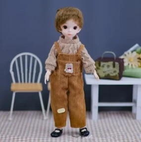 30cm Boy Doll Girls Dress Up Toys Full Set 1/6 Multi Joints Movable Doll with Clothes Suit for Children Birthday Gift