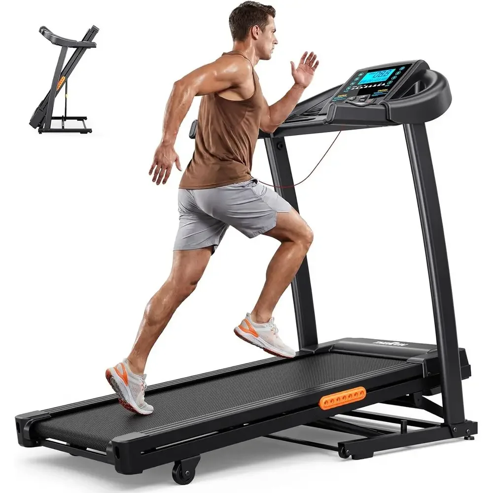 300 lb Capacity Treadmill with Auto Incline, 0-15%, Wide Belt, 3.5 HP Motor, App Connectivity, Heart Rate Monitor