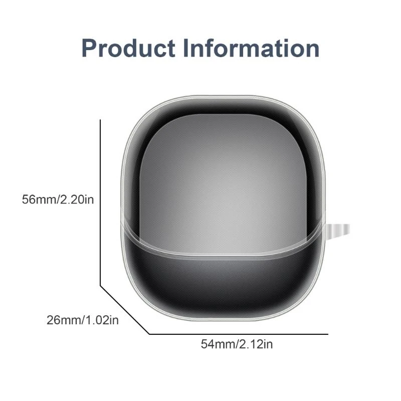 83CE Protective Plastic Case AntiScratch for Buds 5 Earphone Nonscratch Cover Shockproof Shell