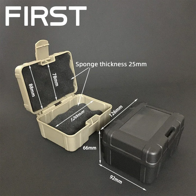 Outdoor Tactical  RMR Red Dot Storage Box Waterproof Anti-fall ABS Sight Safety Box Equipment Storage Box