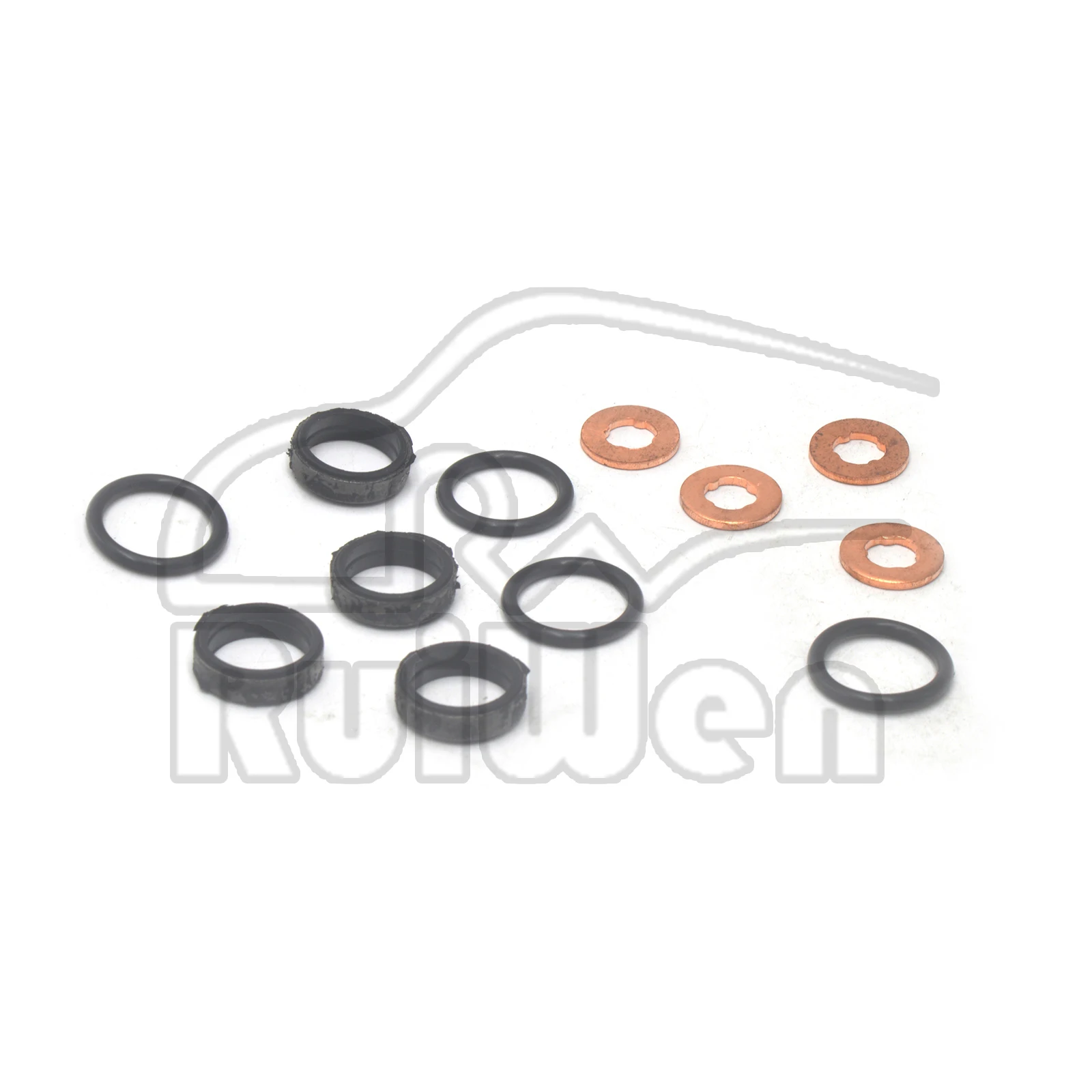 

Auto Parts Fuel Injector Seals Washers O-Ring Kits for Opel Astra Frontera Omega Signum Vauxhall Vectra 90502704 2430223003