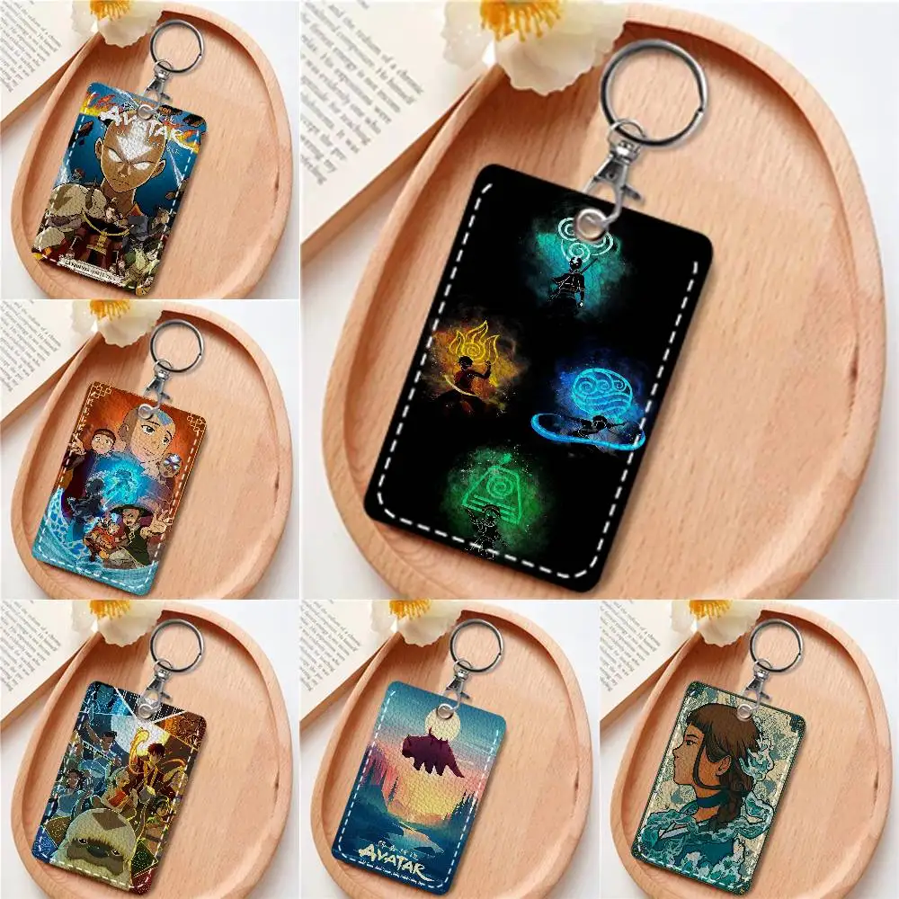 

Держатель для карт Avatar The L-Last A-Airbender, подходит для кредитных карт, проездных билетов, прямоугольный брелок из мягкой кожи, защитный чехол для ключей
