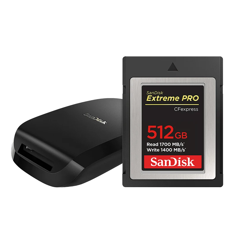 

SanDisk Extreme PRO CFexpress Type B Card Reader USB 3.1 Gen 2 10Gbps 1250MB/s High Speed Memory Card Reader