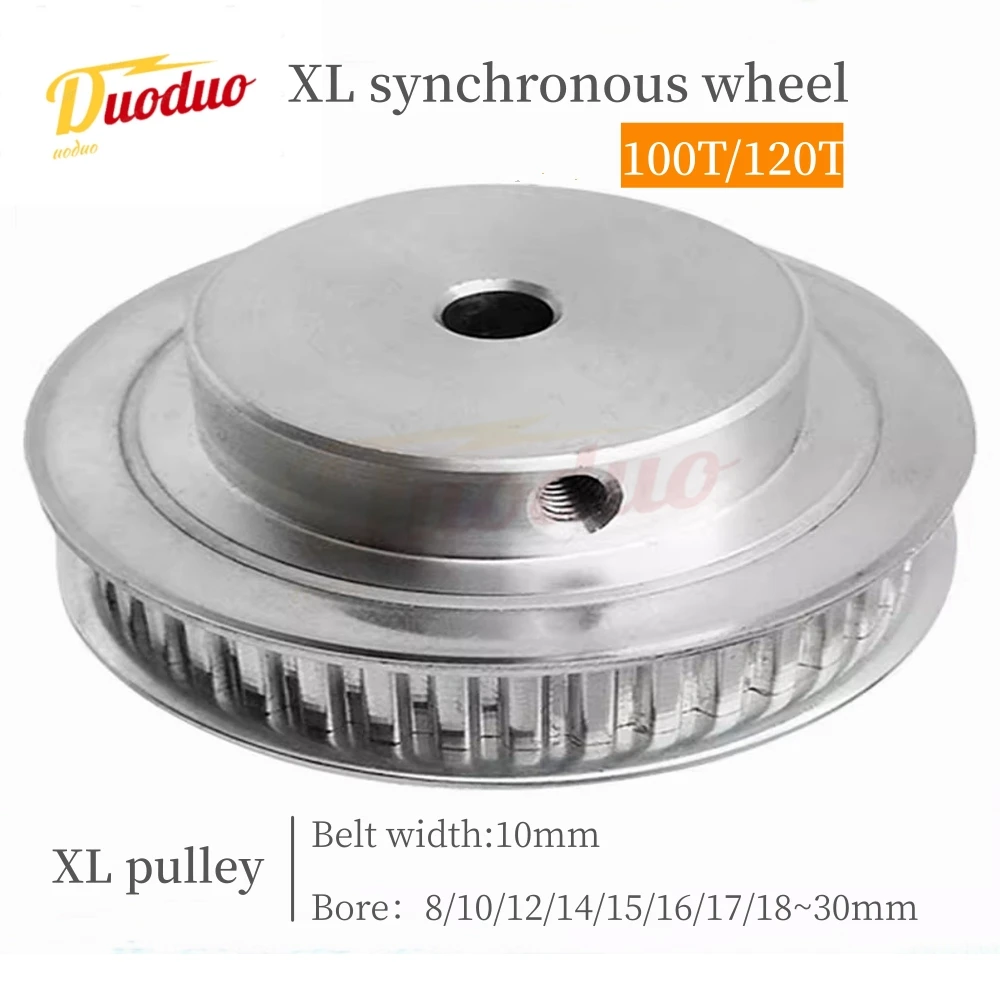 XL Synchronous Pulley BF Type 100 Teeth 120Teeth XL timing belt gear Belt width 10mm Inner Hole 8/10/12/14mm-30mm XL Timing gear