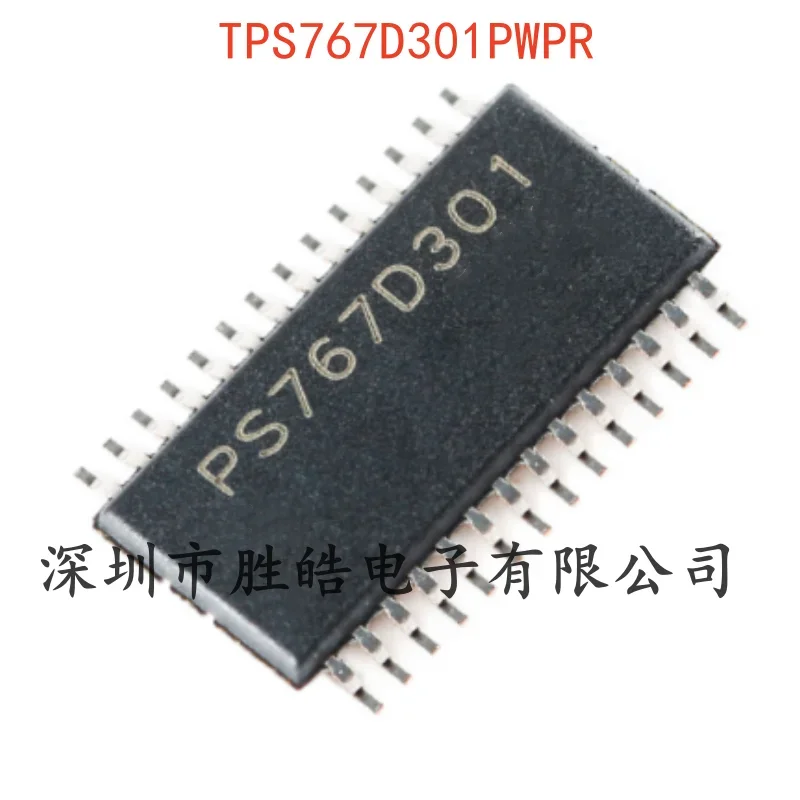 

(5PCS) NEW TPS767D301PWPR Dual-Channel Low-Voltage Drop Regulator Chip HTSSOP-28 Integrated Circuit