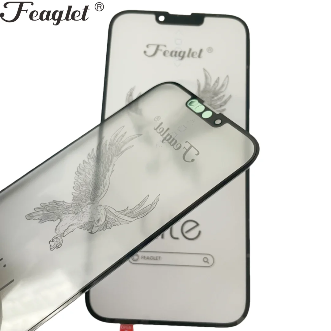 10 peças feaglet lite vidro externo com cola oca lente de toque lcd para iphone 16pro 12 13 mini 11 14 15 pro max xs xr max substituição
