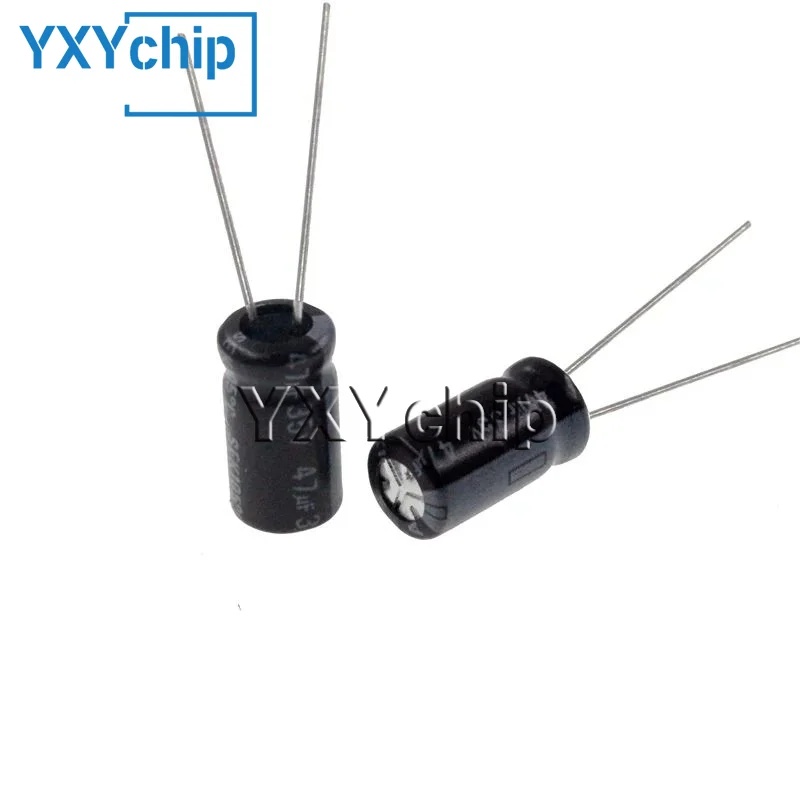 Capacitor eletrolítico de alumínio, 47uF, 35V, 47MFD, 35 volts, 5x11mm, 47mf35v, 47mf, 35v47mf, 35v47uf, 20 PCes