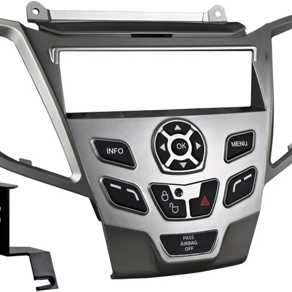 

Electronics 99-5825S Single DIN Dash Installation Kit for 2010-Up Ford Fiesta Vehicles, Silver