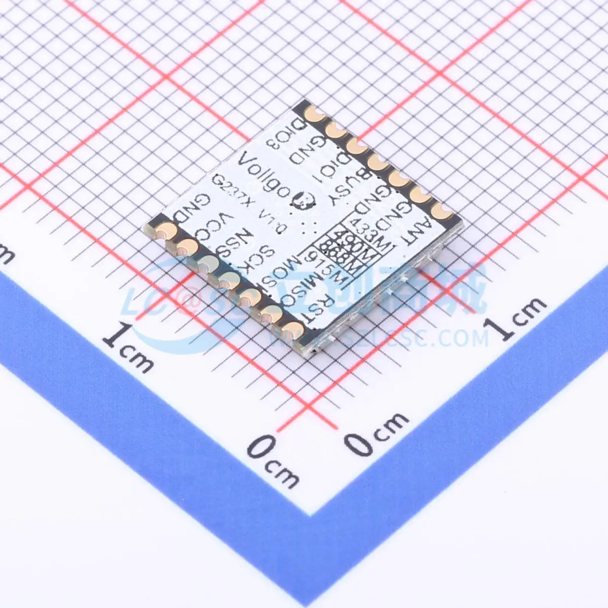3pcs VGdd79S868N0S1 SMD 11.5x11.5mm 868MHz 22dBm SPI LoRa RF Transceiver Module for Smart Home System