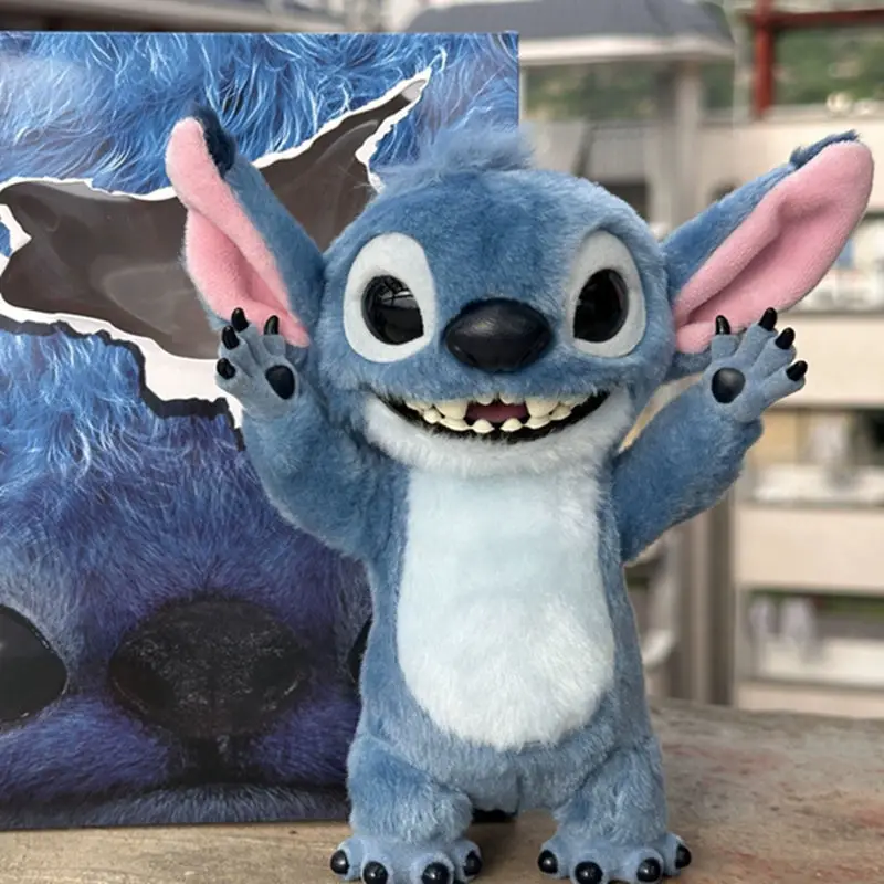 Auf Lager Potdemiel Stitch Actionfigur Original Echte Plüschpuppe Ornament Geburtstagsgeschenk Garagensammlung Stitch-Puppen