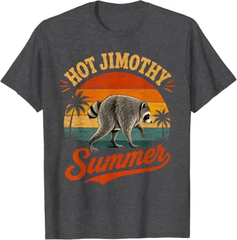 Hot Raccoon Jimothy Summer Viral Raccoon Seattle Lustiges Trash Panda T-Shirt Y2k Vintage Niedliches Tier-Print Grafik-Spruch-T-Shirt Geschenk – Detail 13