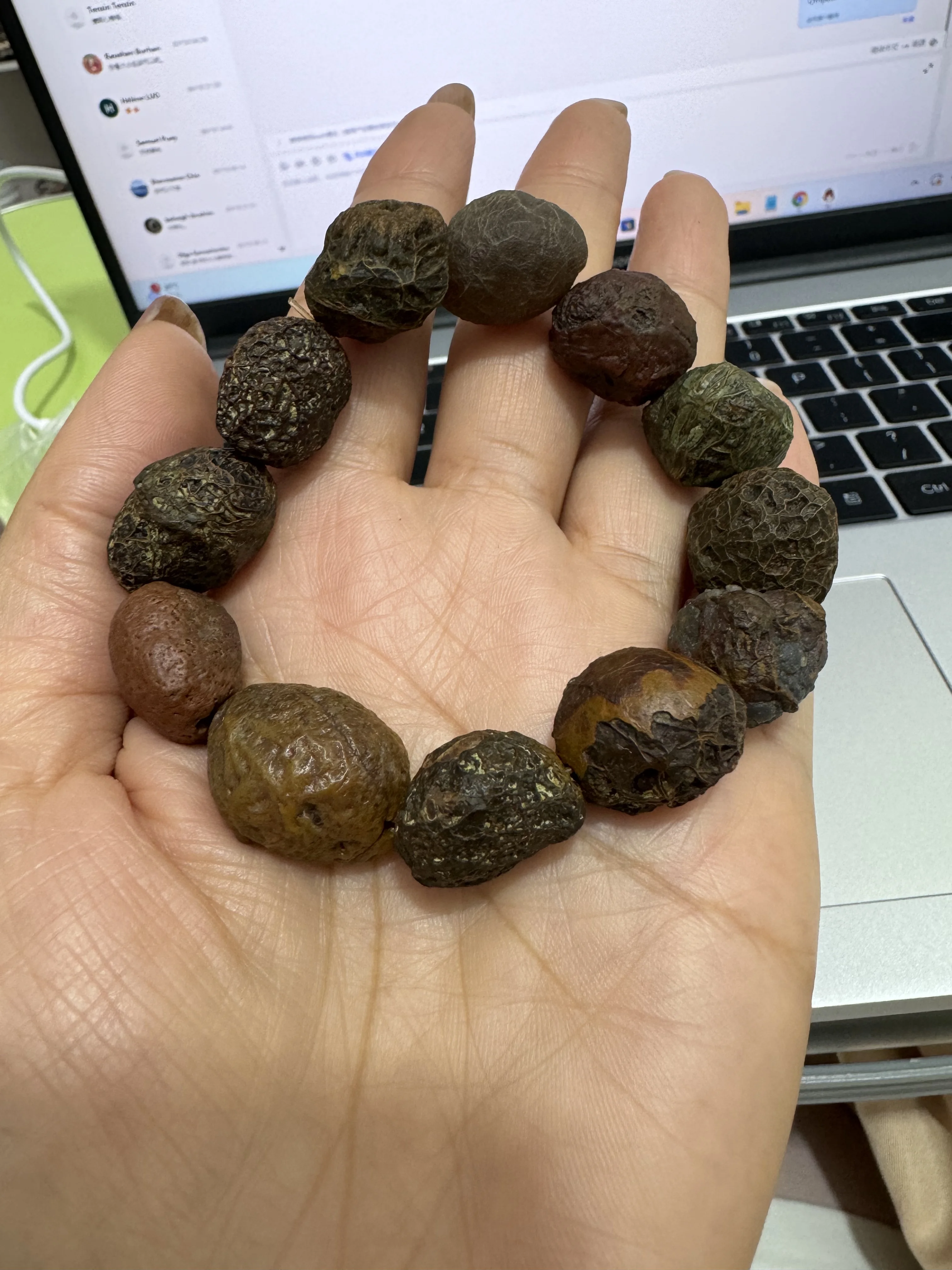 سوار لون اليشم Gobi Rui ، حجر وتر الألف العشان الأصلي ، العقيق #6