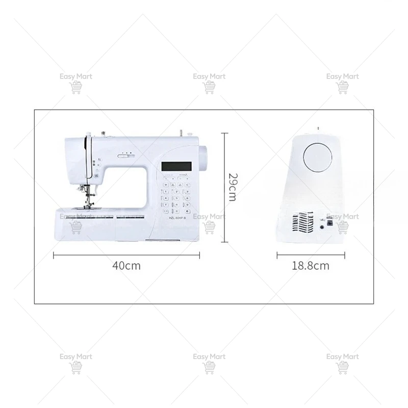 Heavy Machinery Electronic Household Sewing Machine HZL-80 Multifunctional Electric Eat Thickness Fully Automatic With Overlock