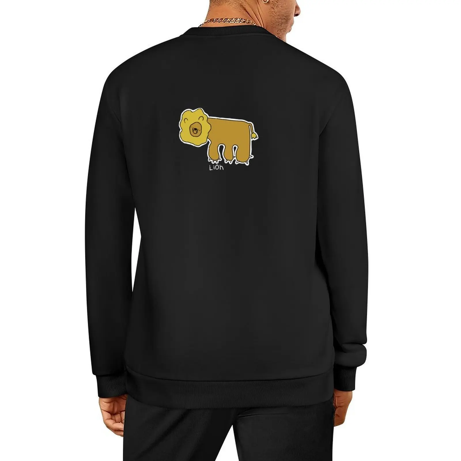 

Lion - white text Pullover aesthetic clothing fashion men graphic t shirts men clothes for men sweatshirt for