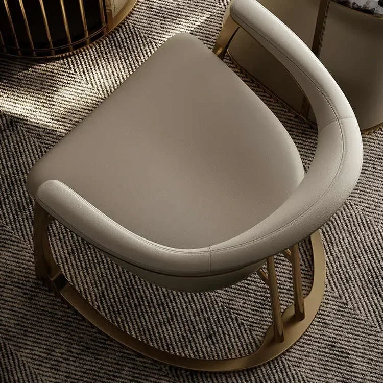 Italian light luxury armchair master chair designer chair
