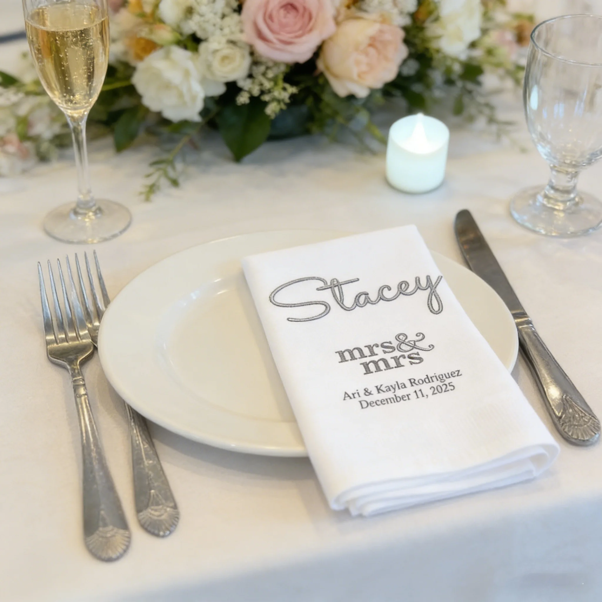 

50 шт. бумажных салфеток для свадьбы с надписью «Миссис и Миссис», салфетки для помолвки для лесбийской/квир-пары