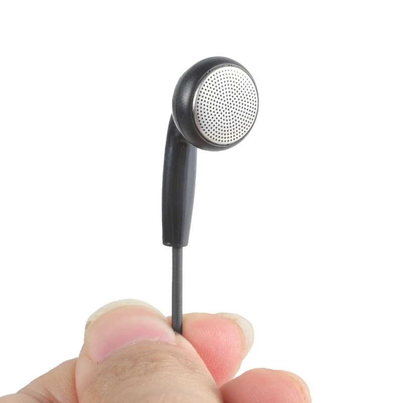 Headset Telepon M17B Mono dengan Mikrofon Peredam Kebisingan Headset Telinga Tunggal untuk PC/Ponsel