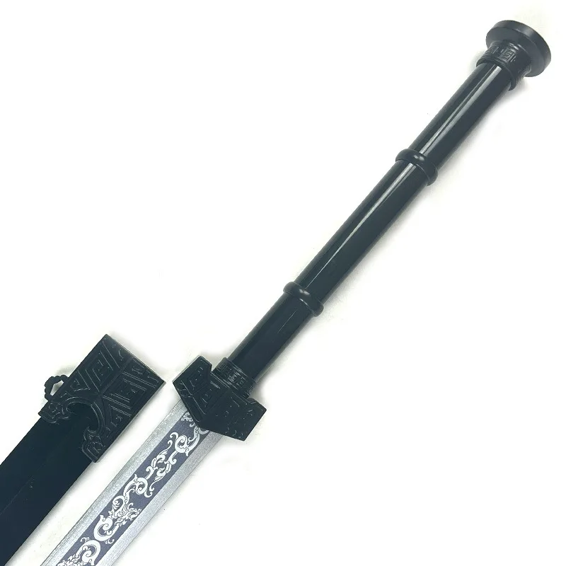 Épée de samouraï médiévale en bambou, 101cm/39.76 pouces, avec gaine, modèle d'armes, accessoires d'affichage, périphériques d'anime, cadeau pour petit ami, jouet d'extérieur