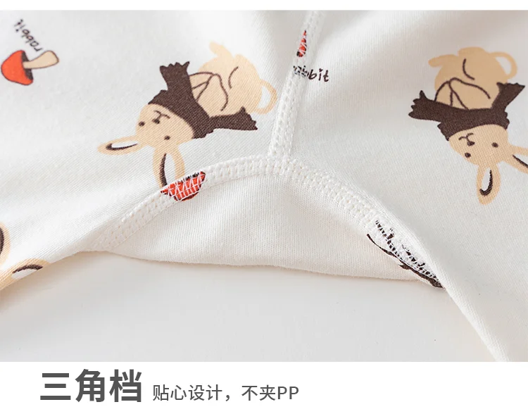 2026 Jungen Mädchen Herbst Reine Baumwolle Schlafanzug Kinder Cartoon-Print Langarm T-Shirt Oberteil + Hose Pyjama Baby Unterwäsche Kleidung – Detail 11