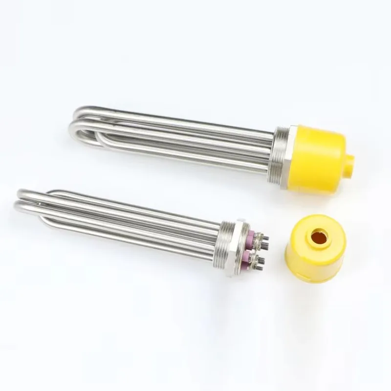 China Wholesale 380v 9000w Stainless Steel 3 Phase Tubular Heater Elements Immersion Rod Water Heater