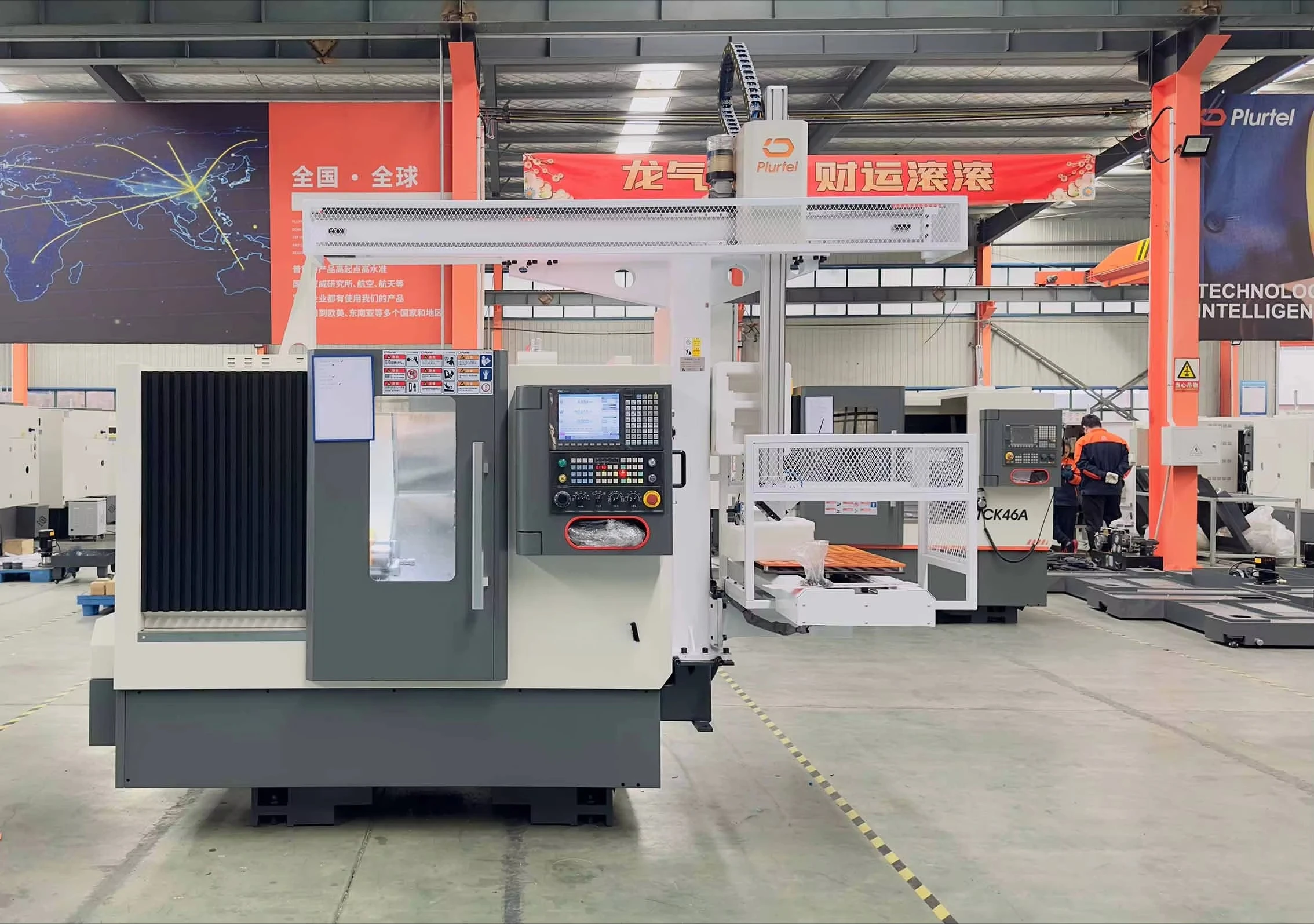 TCK36A Slant Bed CNC Lathe Machine Mini CNC Milling Machine Metal Lathe Optional Power Turret 3 Axis CNC Lathe Torno Chunk