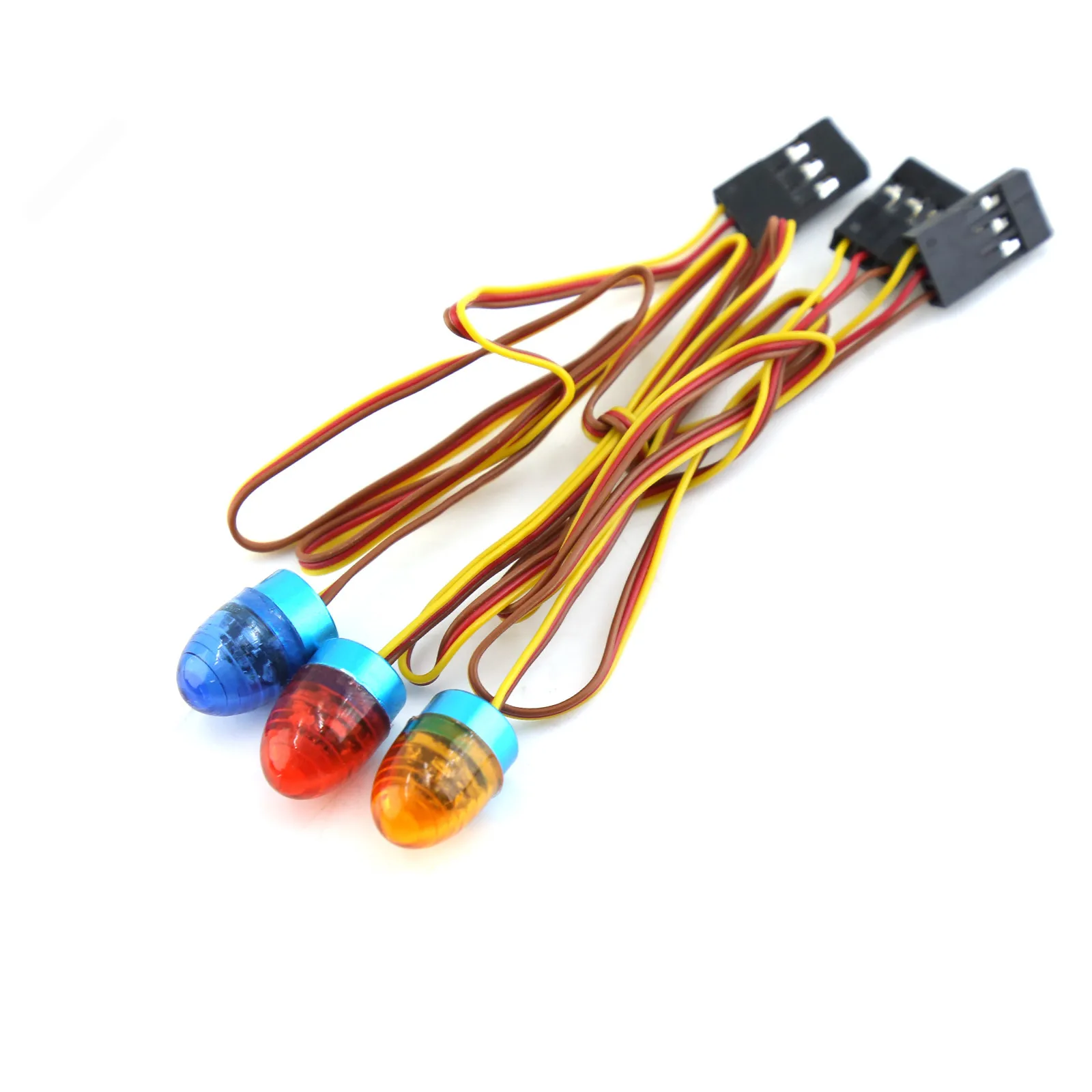 1/10 RC Car Led Lights With Multi-function Rotating Flashing Lamp for 1/10 RC Model Car 1:14 Tamiya Tractor Engineering Truck