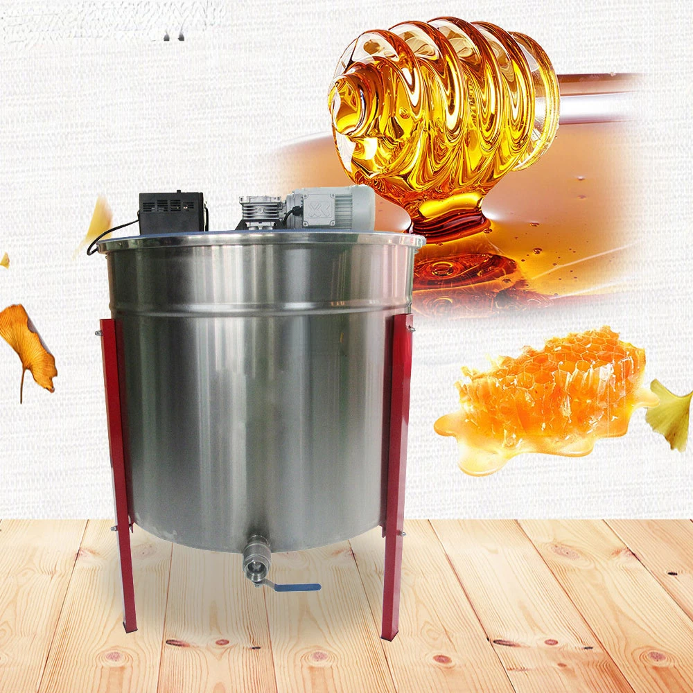 Stainless Steel Electric Motor 12 Frames Bee Honey Extractor Mobile Honey Processing Equipment