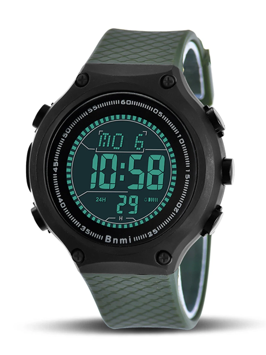 

Наручные часы с цифровым светодиодным экраном, сигнализация, электронный модуль, многофункциональный спортивный режим, современные часы для мужчин, часы