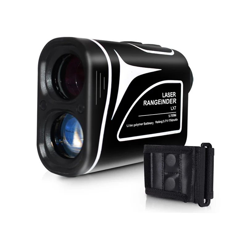 Norm 700m 6X Flag Pole Locking Vibration Golf Laser Rangefinder with Magnet and Trajectory Compensation IP54 Lithium Battery
