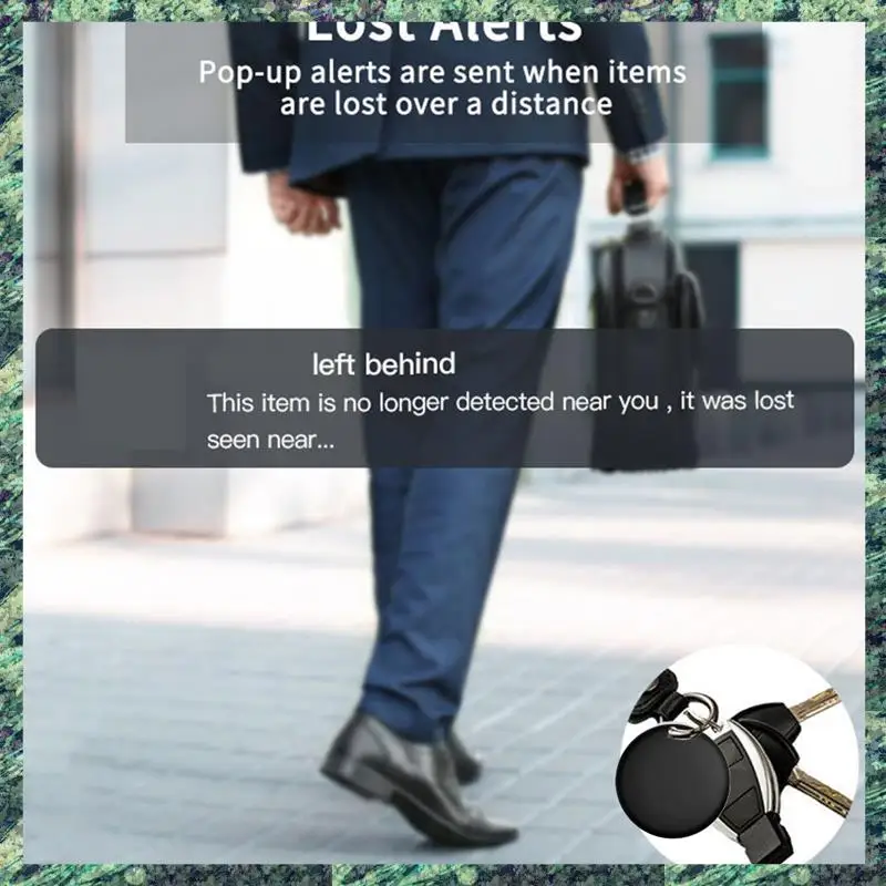 SCLS Мини GPS-устройство слежения Bluetooth Kids Anti-Lost Smart Keychain Finder Locator Tag Alarm Напоминание Работа с Find My A