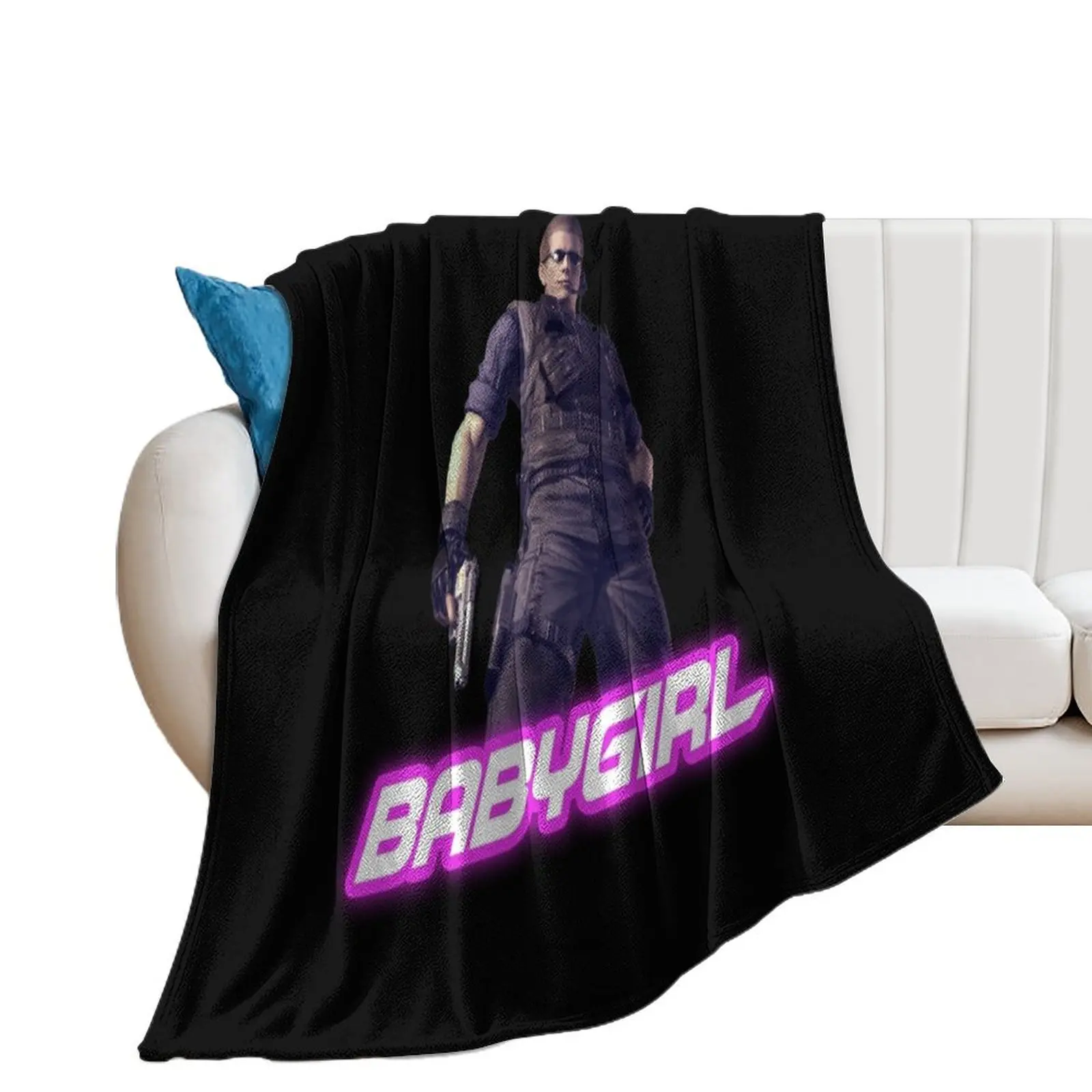 Babygirl Albert Wesker from Resident Evil Throw Blanket halloween Quilt Blankets