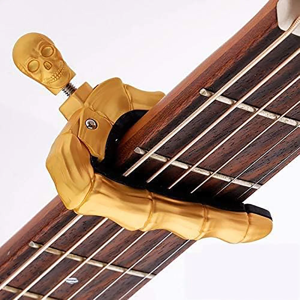 Guitar Capo Skull Capo for Aco - Acoustic Guitar Dreadnought recension och pris
