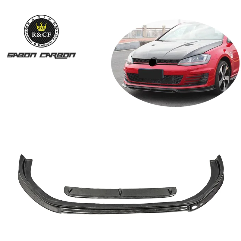 

Carbon Fiber Front Bumper Lip Splitter Spoiler for VW MK7 GTI