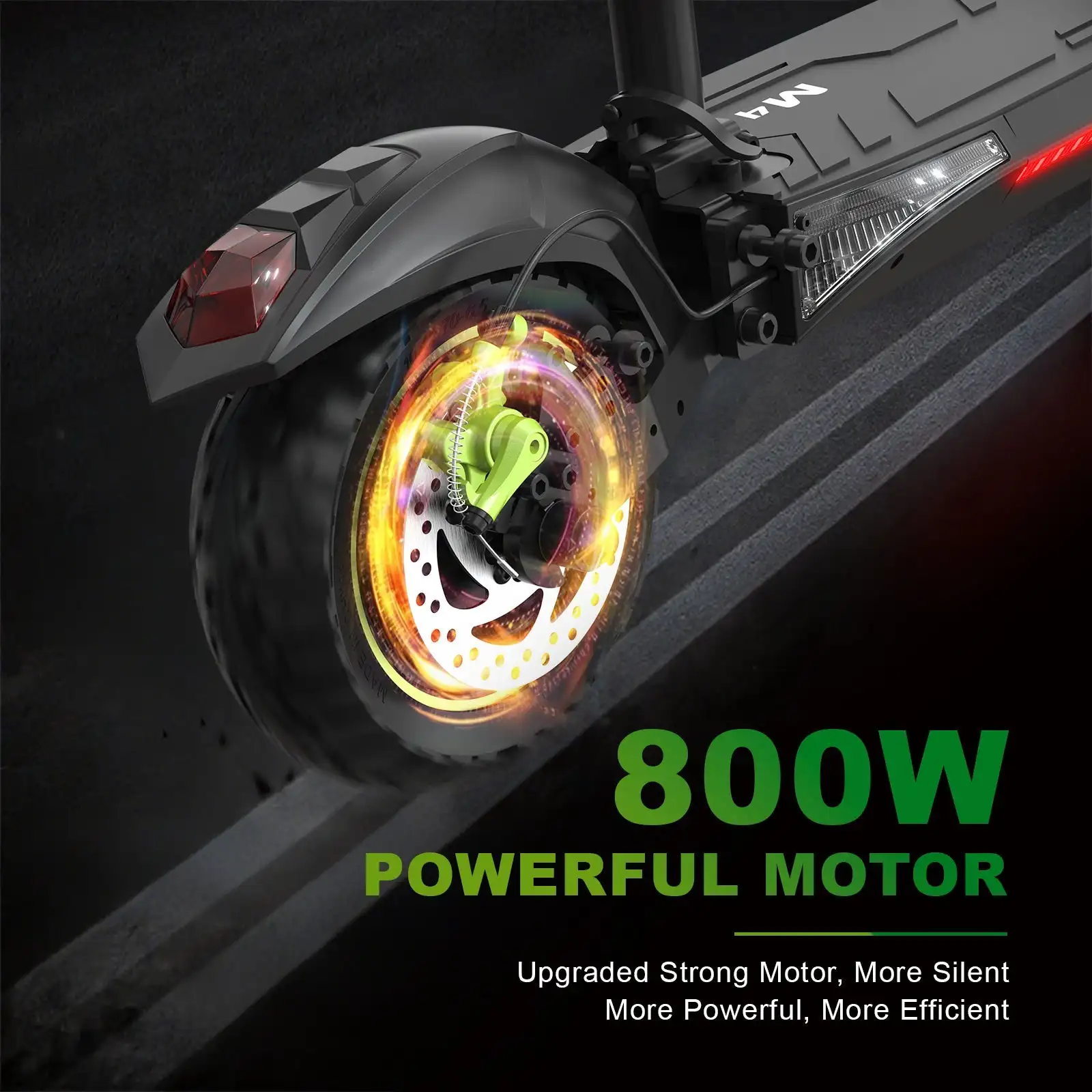 سكوتر كهربائي M4 قابل للطي |     محرك 48V800W 45Km/H سرعة 45Km نطاق 10 بوصة إطارات الطريق