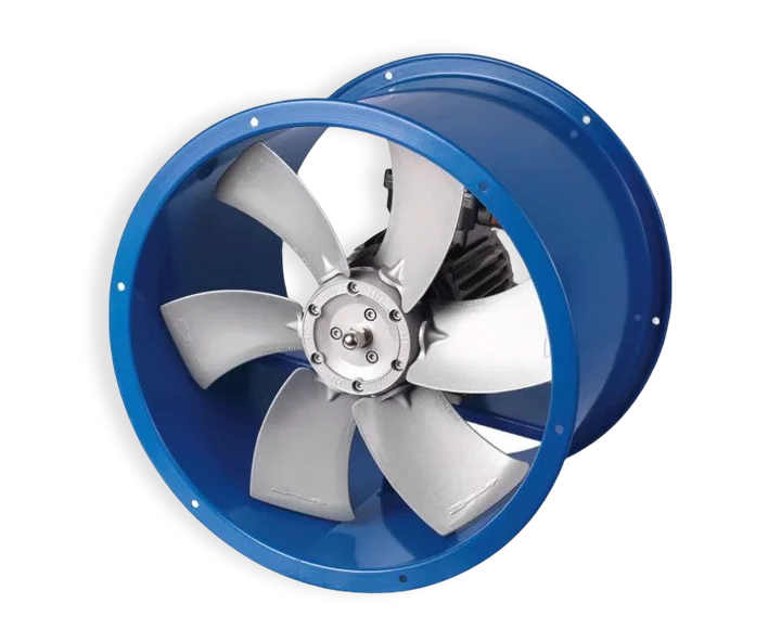 High-Temperature High-Humidity AC Power Electric Aluminum Axial Flow Fan with Ball Bearing 500mm 400mm Blades for Printing Shops