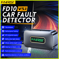 FD10FNIRSI Car OBD2 Scanner Code Reader Clear Error FD10 OBD Diagnostic Tool IOS Android BluetoothV5.1 Check Engine Light Car Re