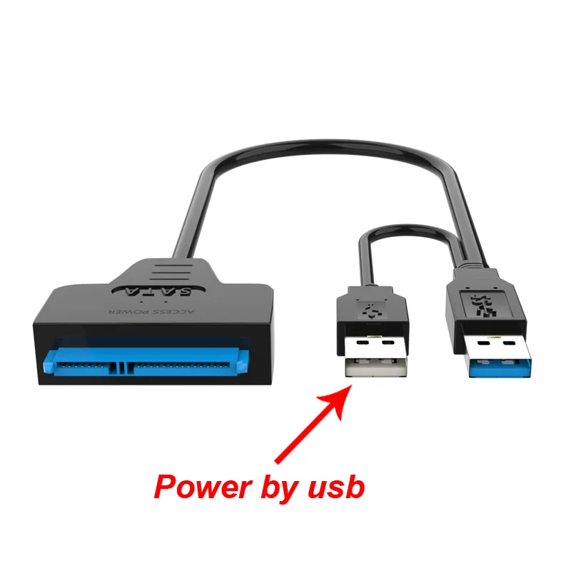 New 2026 2.5" 3.5" USB 3.0 To Sata 3 Adapter Cable USB3.0 Hard Drive Converter Cable For Samsung Seagate inch HDD SSD view 3